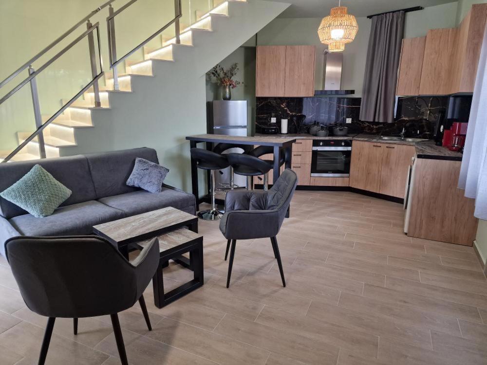 Solymar Prive Apartment Archangelos  Bagian luar foto